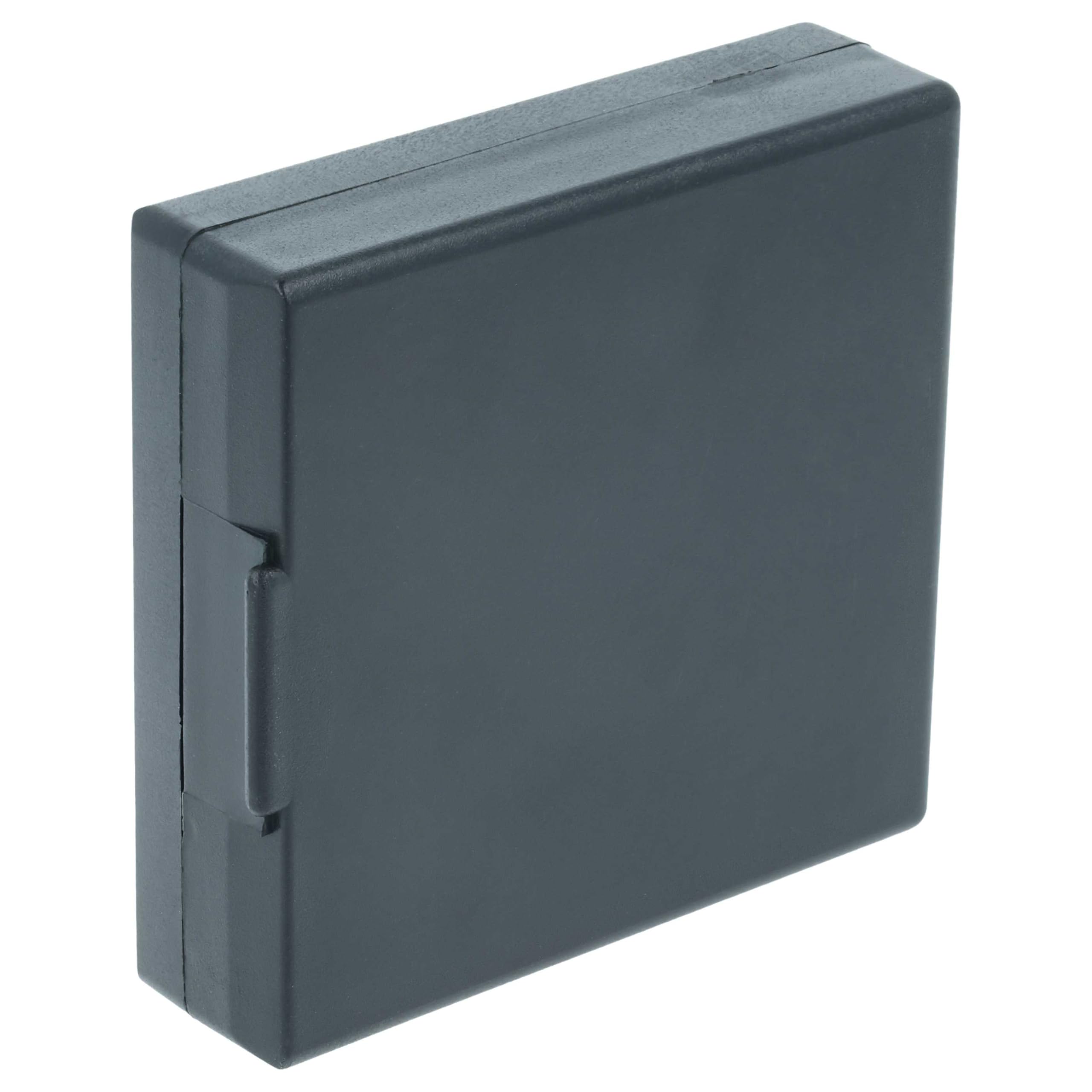 vhbw 2 x akumulator zamienny do Hetronic 68300530, HT-02, KH68300520.A, HE520 do przemysłowego pilota zdalnego sterowania (600 mAh, 9,6 V, NiMH) - czarny