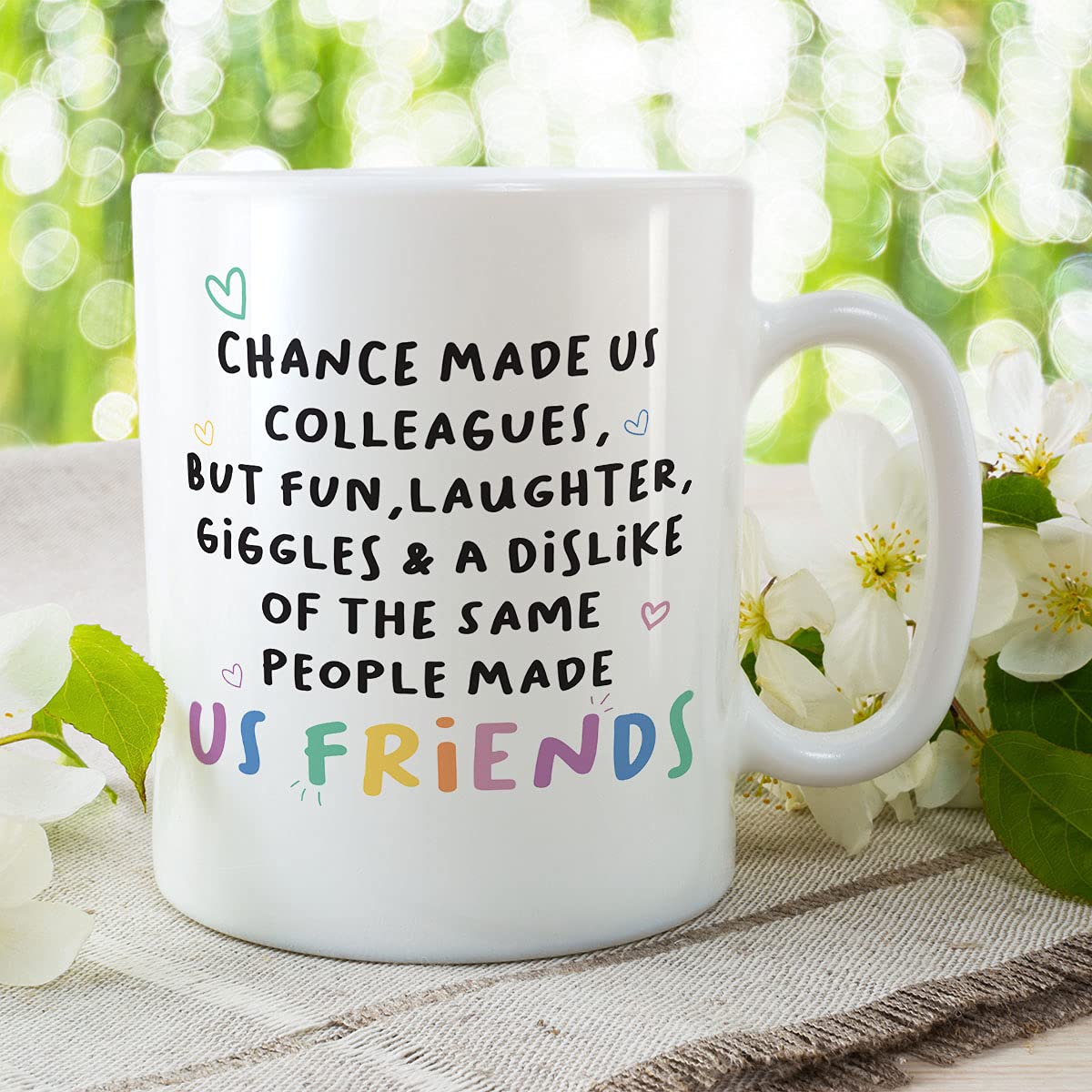 Vulfire Tazza in ceramica da personalizzare con nomi Voglio solo toccare di continuo il tuo sedere, è bello. Tazza Divertente. Idea Regalo Simpatica. Tazza Simpatica (Bianco, Ceramica