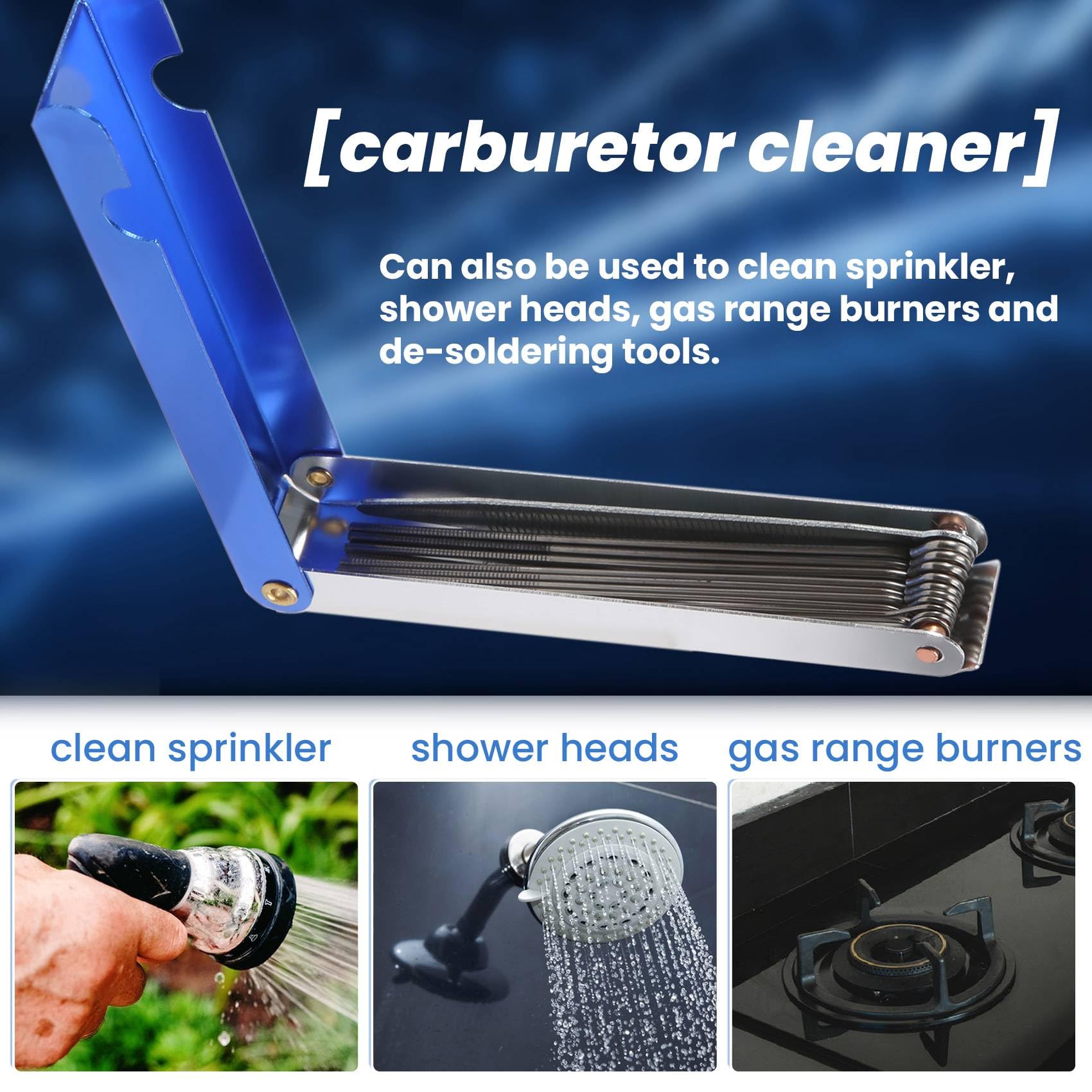 1 unids Carburador largo Jet herramienta de limpieza 13 alambre acetileno cobre punta limpiador ATV soldador motocicleta carburador herramienta de limpieza Herramientas de limpieza Aguja limas