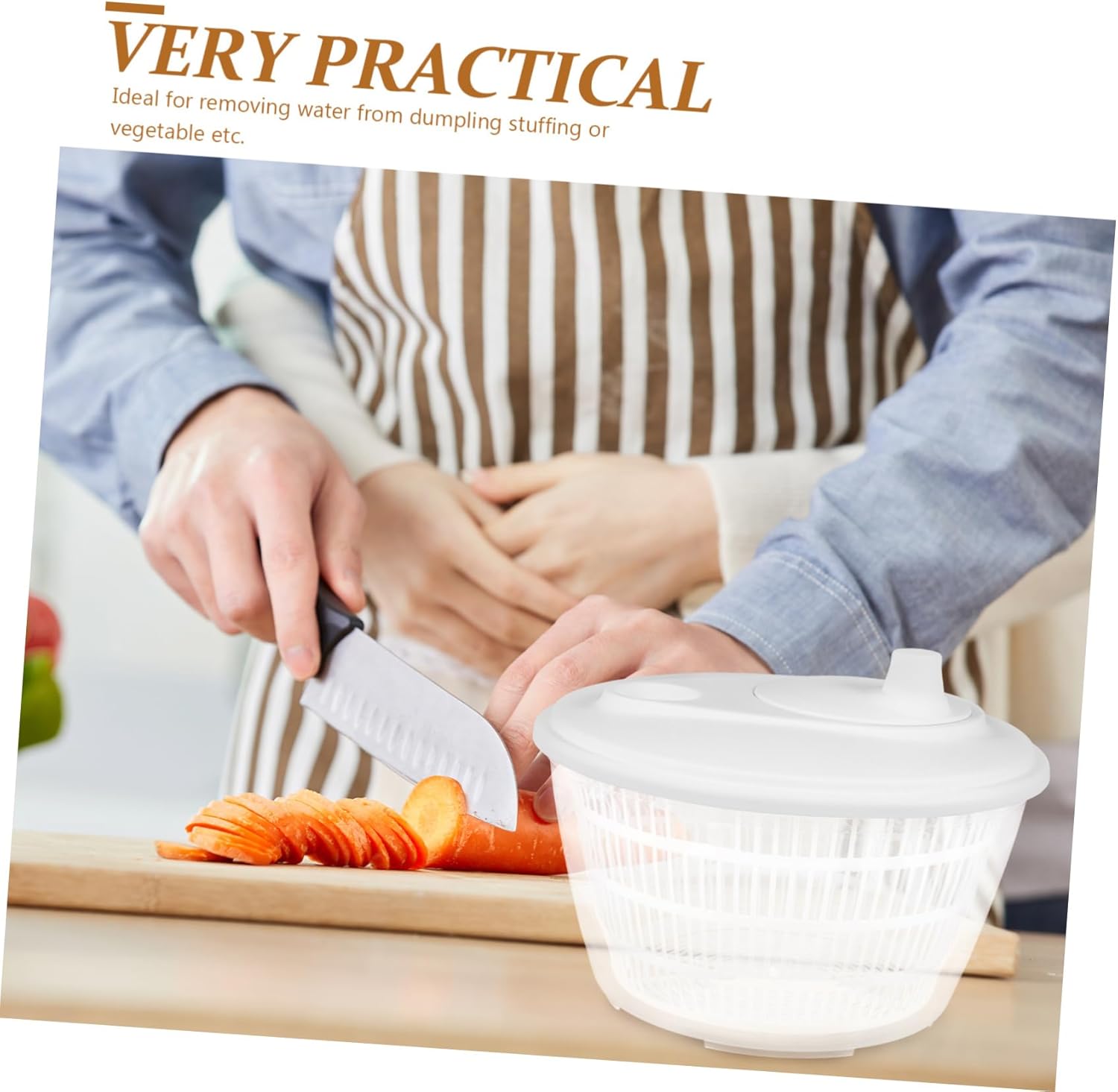Cabilock Vegetable Fruit Draining Water Basket Salad Spinner Fruit Dehydrator Machine Easy to Clean