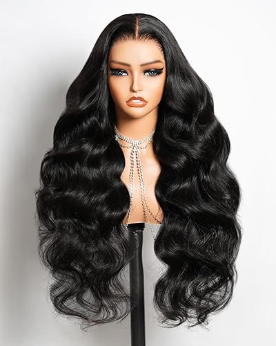 Glueless 13x6 Body Wave Lace Front Wigs Human Hair Pre