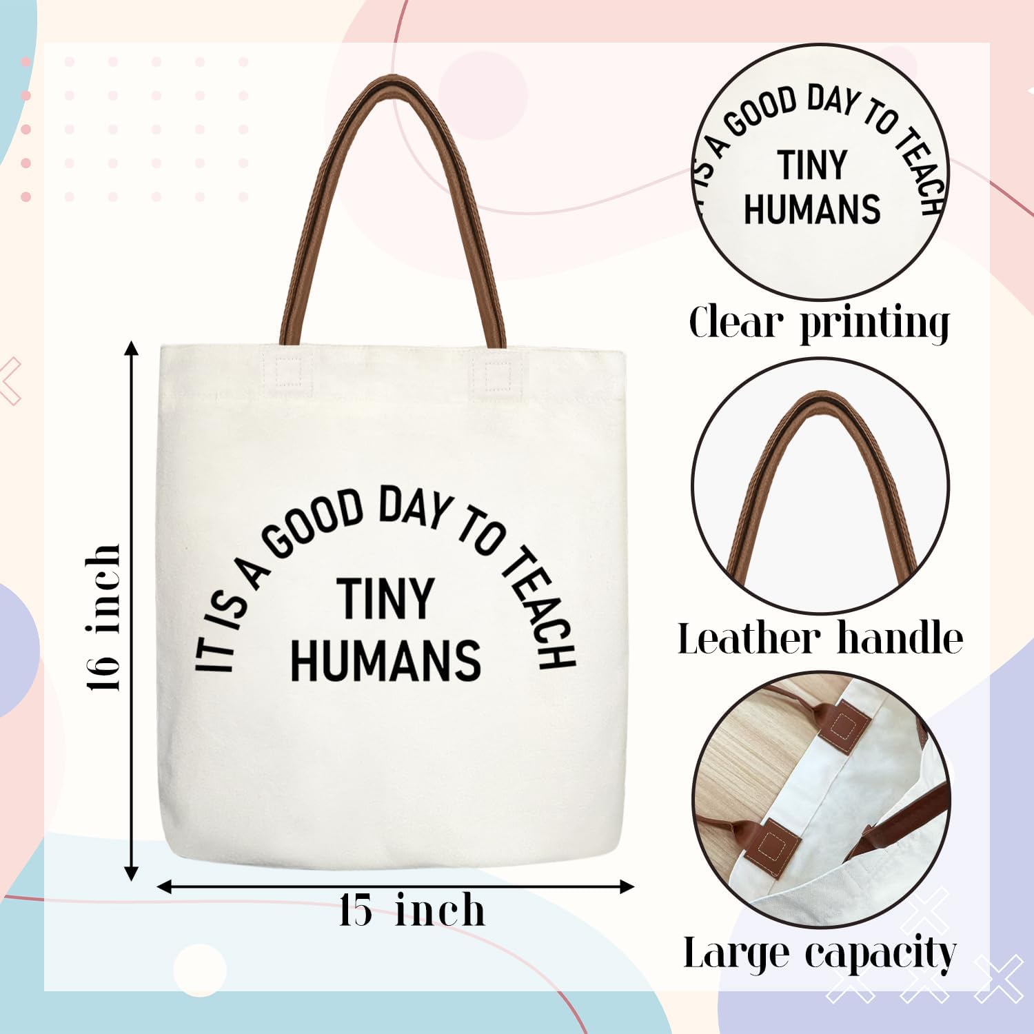 Reusable Canvas Grocery Bags for Women - Image 4