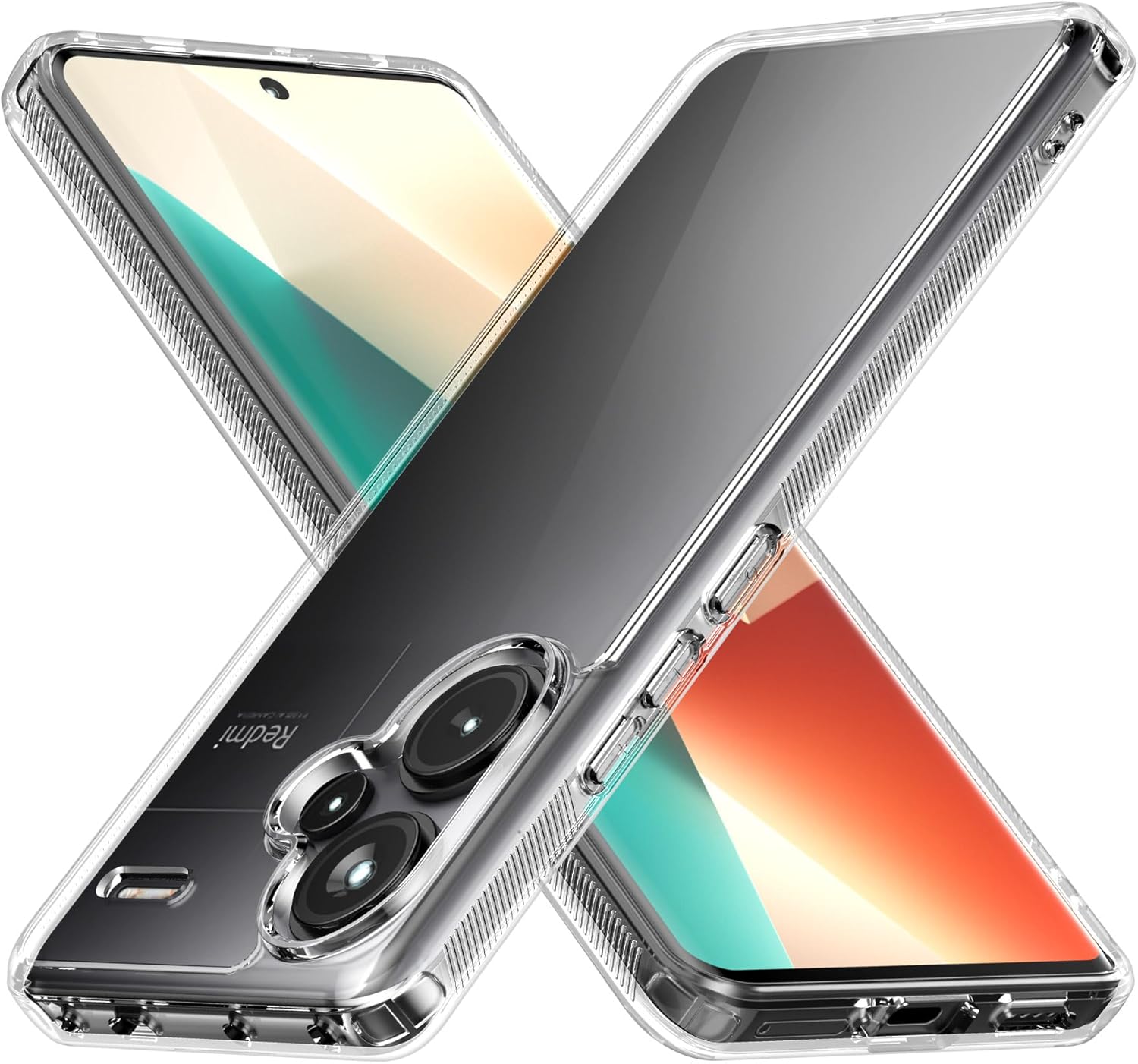 Foluu Coque Fine Pour Xiaomi Redmi Note 13 5G 2024 - Dos