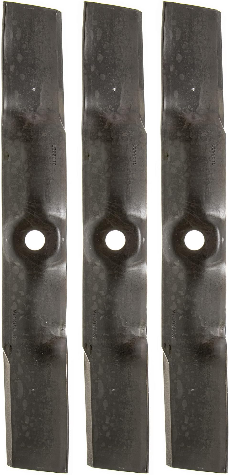 John Deere UC22010 Mower Blades 3Pack 54" Deck GX225 GX335 GX345 X320 X500 X750