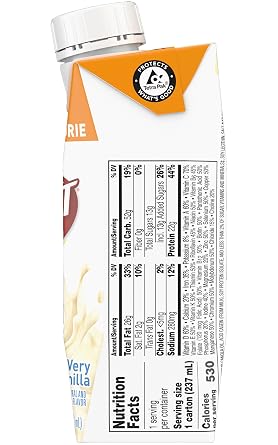 Boost Very High Calorie Nutritional Drink Variety Pack, 16 Vanilla, 16 Strawberry, 16 Chocolate Variety Pack (Pack of 48)