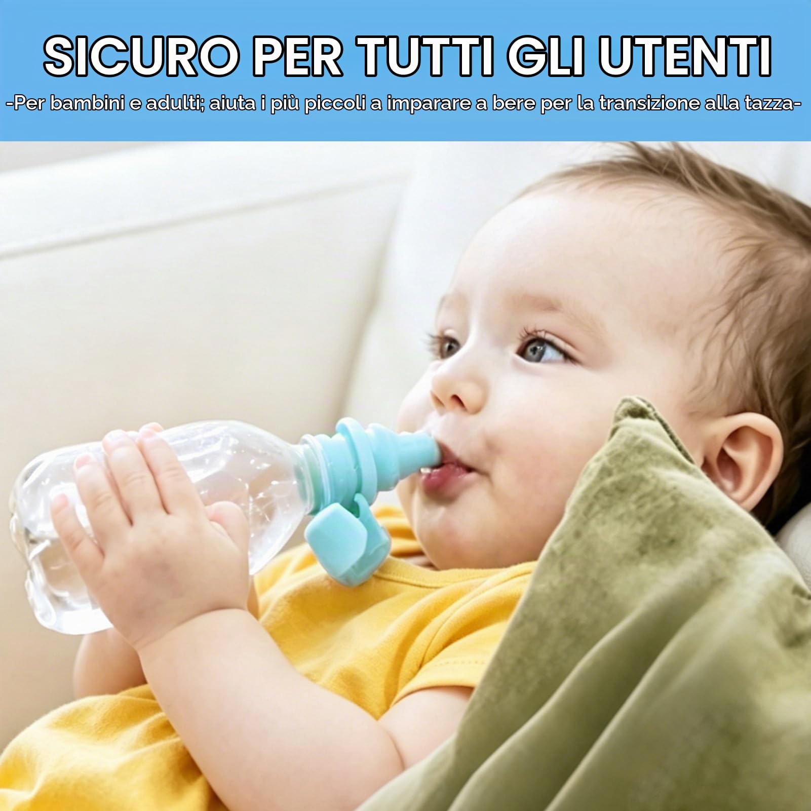 4 Tappi Per Bottiglia D'acqua Antigoccia, Adattatore Universale Per Beccuccio Per Bottiglia In Silicone Tappi Di Ricambio Bottiglia D'acqua Di Anti-Fuoriuscita Per Bottiglia D'acqua Per Adulti Bambini
