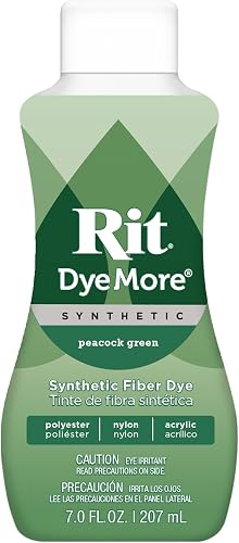 Rit DyeMore Synthetic Fibre Dye 207ml, Peacock Green