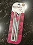 Vertex Eyebrow Brush Kit Thin Angled - Eye Brow Concealer Contour Brush to Shape and Conceal Eyes Duo Spoolie Brushes Firm Bristles Definer for Filling Pomade Gel | Defining Arches Winged Eyeliner Stencil
