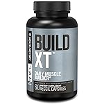 Jacked Factory Build-XT Daily Muscle Builder & Performance Enhancer - Muscle Building Supplement for Muscular Strength & Growth | Trademarked Ingredients Peak02, ElevATP, & Astragin - 60 Veggie Pills
