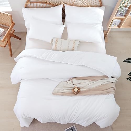 Miniatura 3 de weigelia - Juego de edredón tamaño King de microfibra suave, juego de 3 piezas para hombres, mujeres y niñas, edredón ligero alternativo de todas