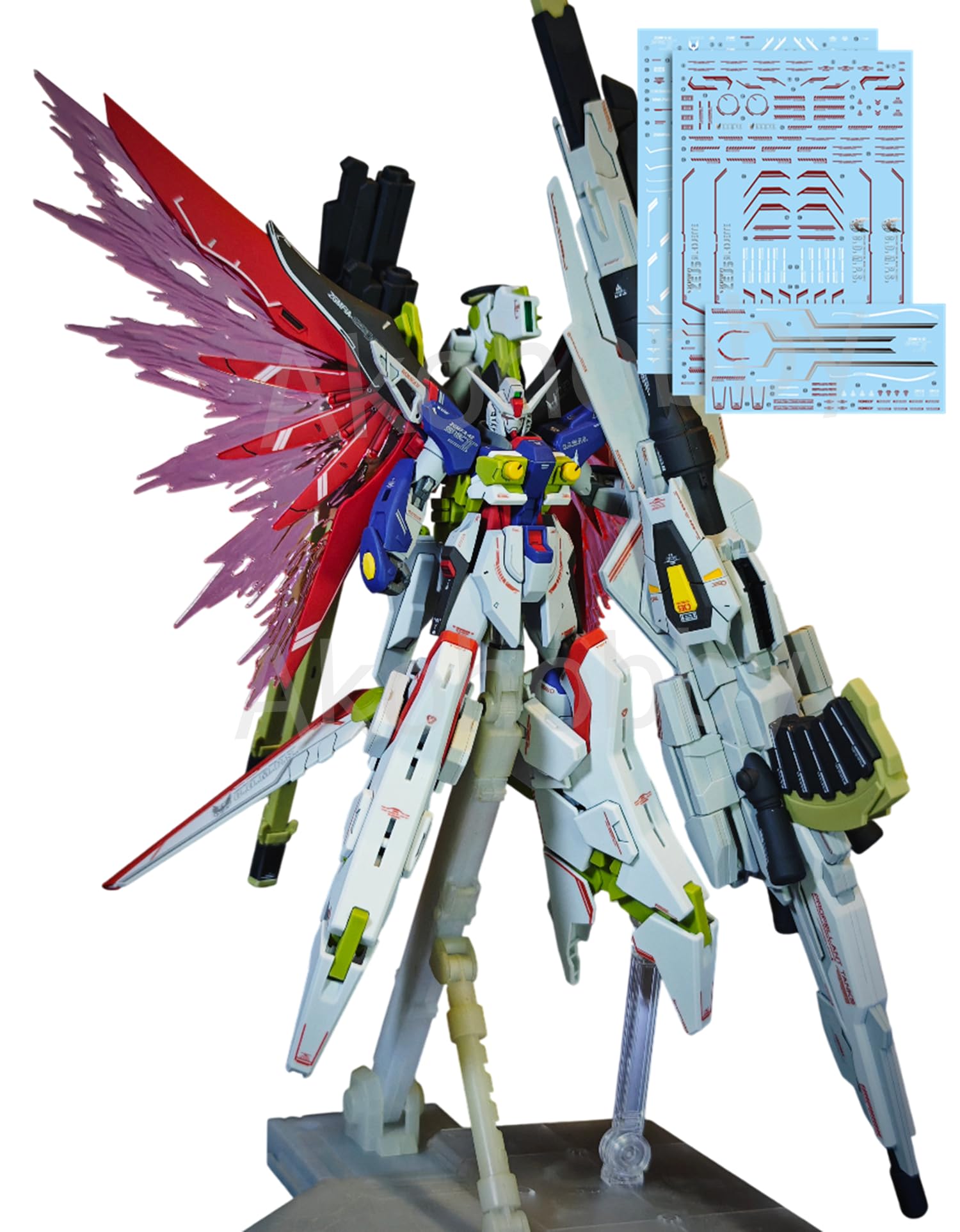 Amazon | HG デスティニーガンダム SpecⅡ ゼウスシルエット デカール