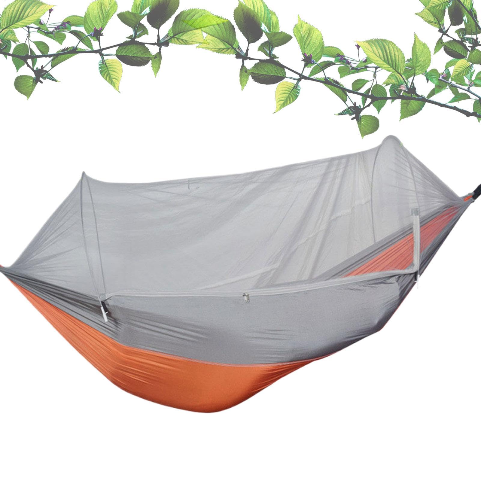 Hamac de randonnée pop-up avec filet de moucheron intégré pour bivouac ultra léger