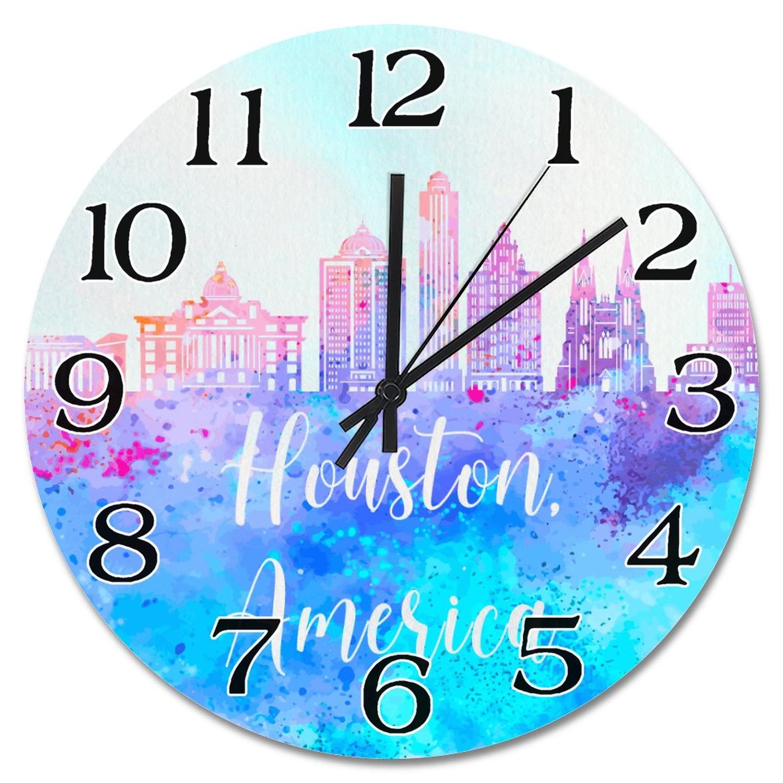 Horloge murale pour chambre à coucher au mouvement silencieux