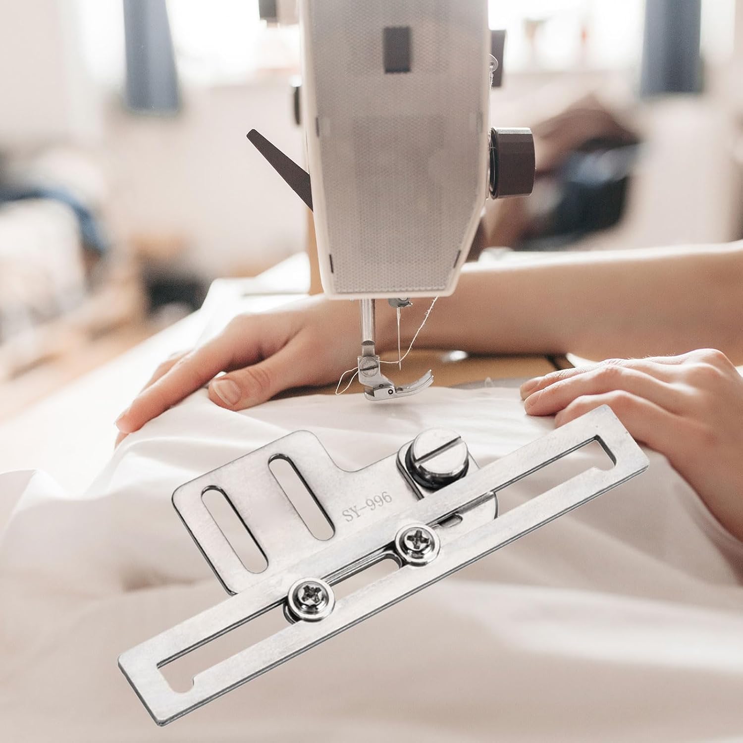 Metal Sewing Guide for Lace and Ribbon Trimming for Garment and Home Decoration Projects Decorative Trim Tool