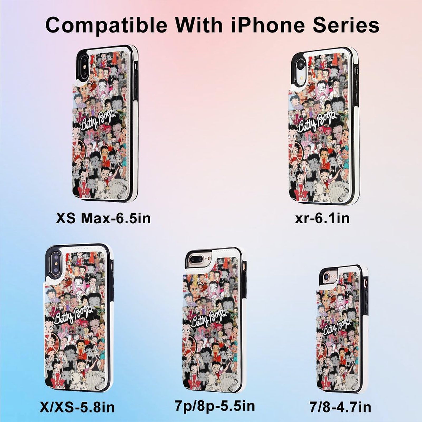 Amazon.co.jp: ベティちゃん iPhone16 ケース 手帳型 スマホケース