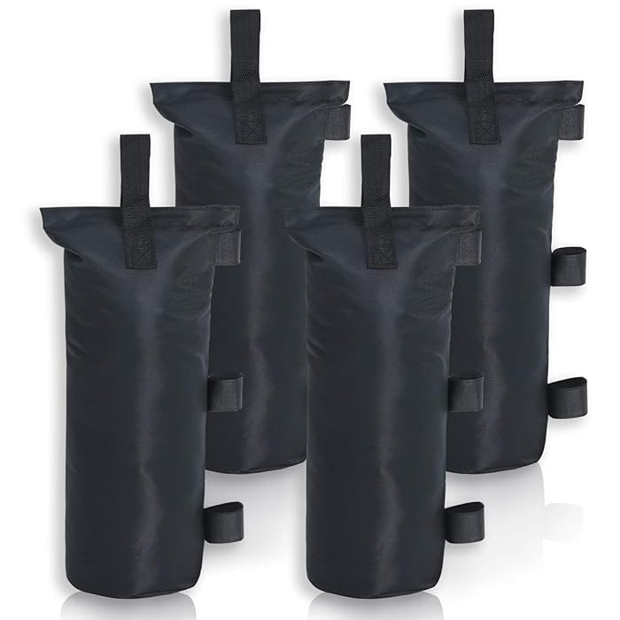 Buy MasterCanopy 112lbs Set of 4 Gazebo Sand Weights Bags with Pothook