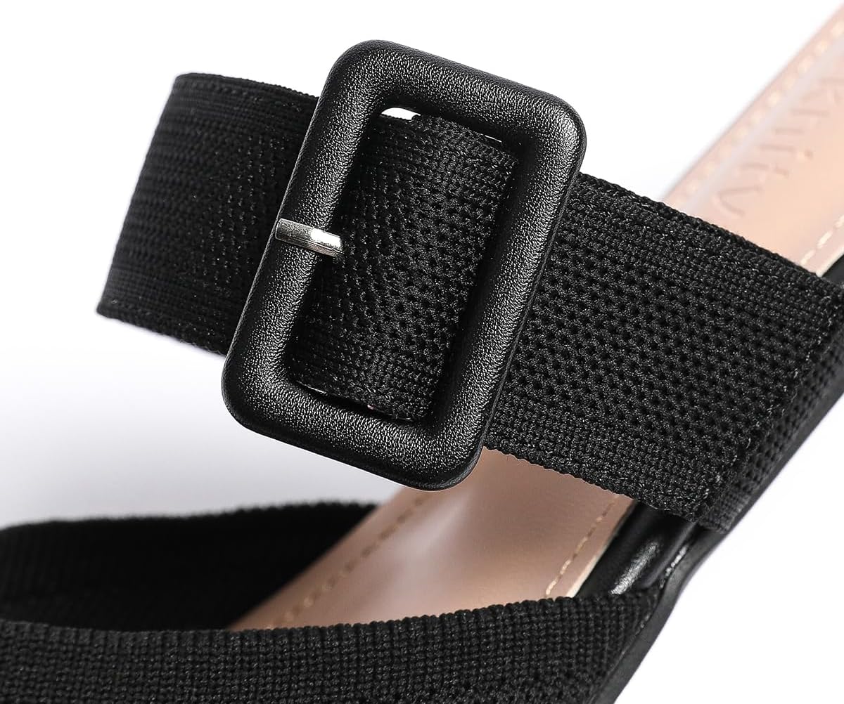 Pointed Toe Mules for Women Flats,Slip On Mules Backless,Wide Width Mules,Mule Slides Flats Sandals - Image 5