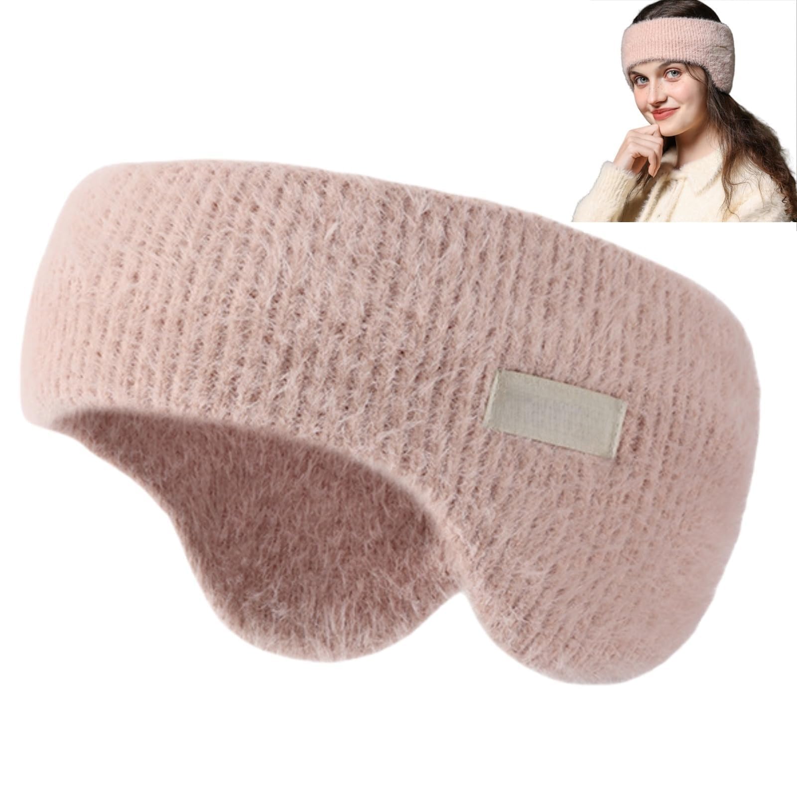 piercing Ear Muffs for Women, Noise Cancelling Ear Muffs for Sleeping, Studying, Working, Traveling, Winter Outdoor Activities, Lightweight and Portable, Pink Ear Muff