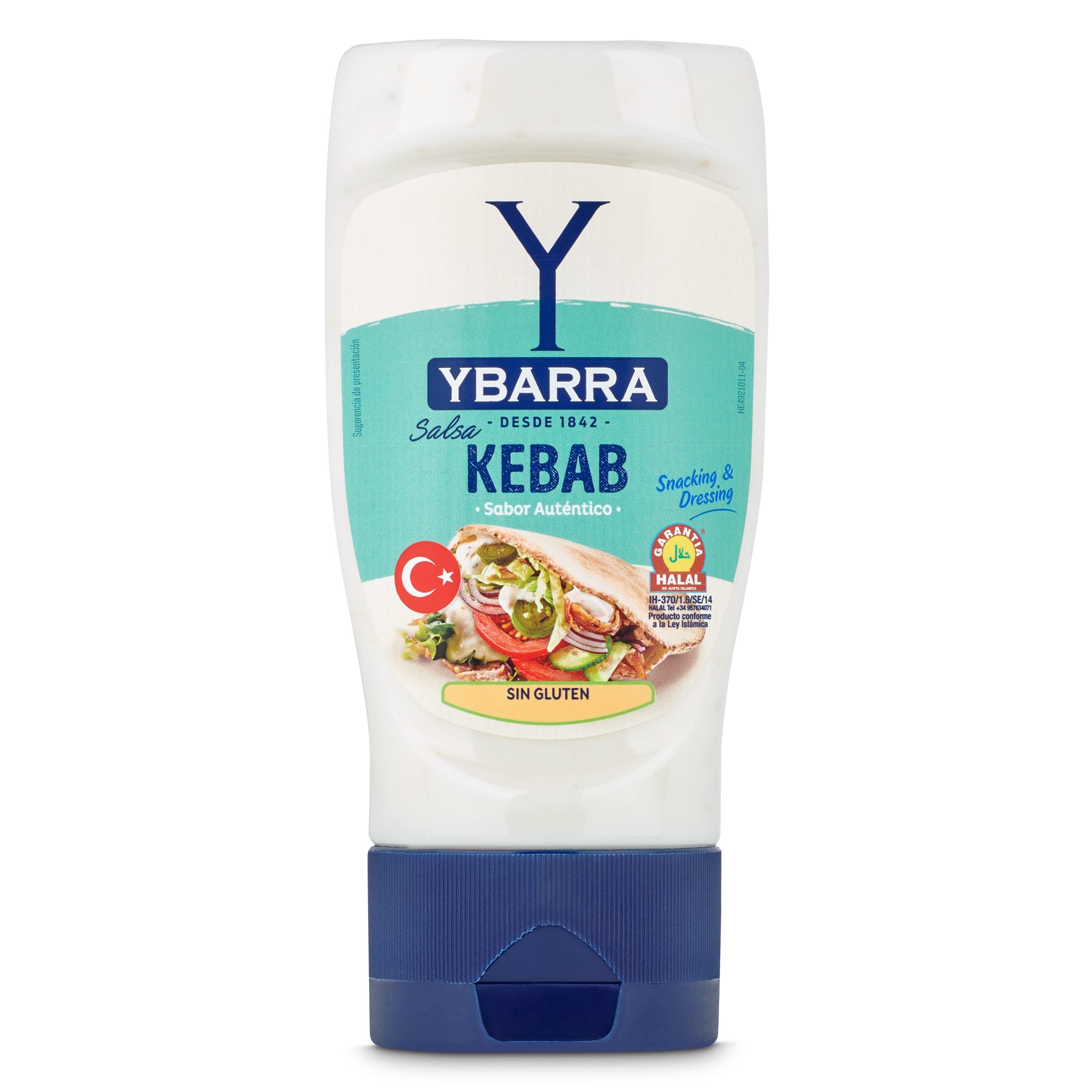 Ybarra Salsa Kebap Sin Gluten 250ml