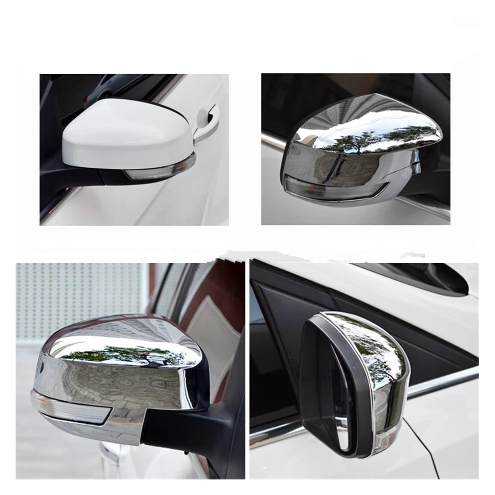 Carcasa espejo retrovisor Para Ford Para Focus 2012 2013 2014 2015 Cubierta Espejo Retrovisor Accesorios Tapa Visión Trasera 2 Uds Por Juego Stying Coche