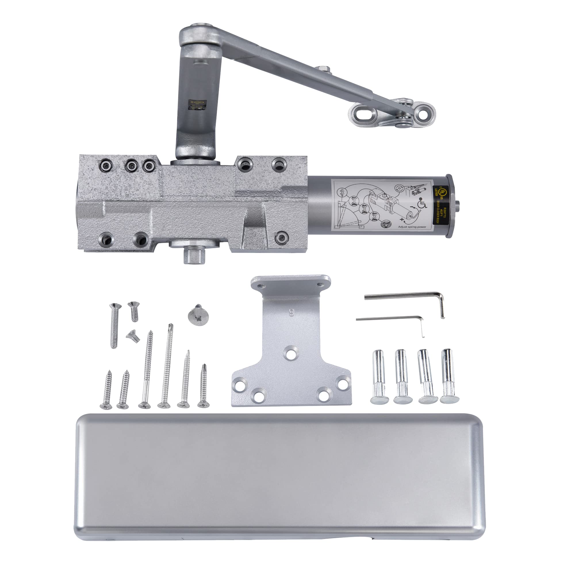 Buy Extra Heavy Duty Commercial Door Closer CLG HARDWARE DC9016 (US26D