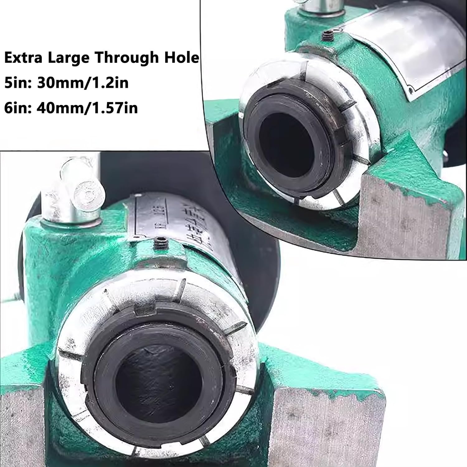 Division Indexer Vertical and Horizontal Indexing Plate,Indexing Head Set 5"，6"，Indexing Head Milling for Milling Machines, Grinding Machines and 3-jaw Chucks Indexing Head(Size:5in/125mm)