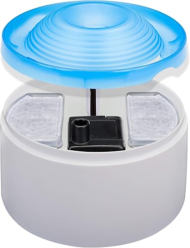 Miniatura 3 de Penn-Plax Fuente de agua corriente fresca para mascotas con apagado automático para perros y gatos