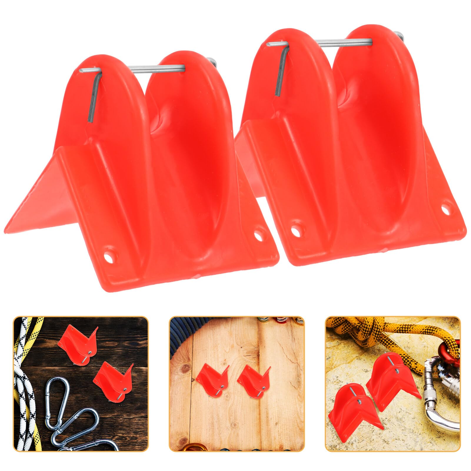 Toyvian 2pcs Tools An Fittings Edge Protector Mountaineering Accessory Climbing Equipment Climbing Accessory Rope Portable Thickened Pe