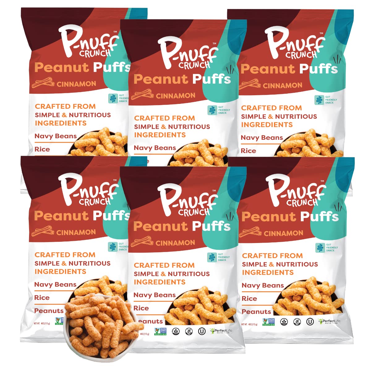 Buy Pnuff Crunch Baked Peanut Puffs Healthy Snacks, Gluten Free