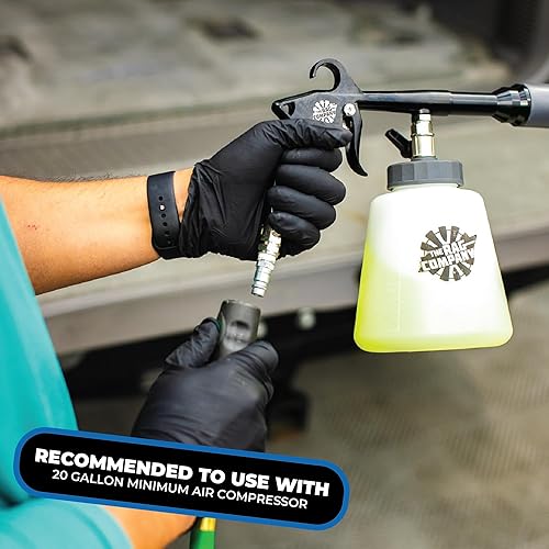 Miniatura 8 de The Rag Company - Ultra AIR Blaster Plus - Deep Clean Interior Detailing Tool; Air and Liquid Combo; Durable Metal Design; Trigger Operated - Black