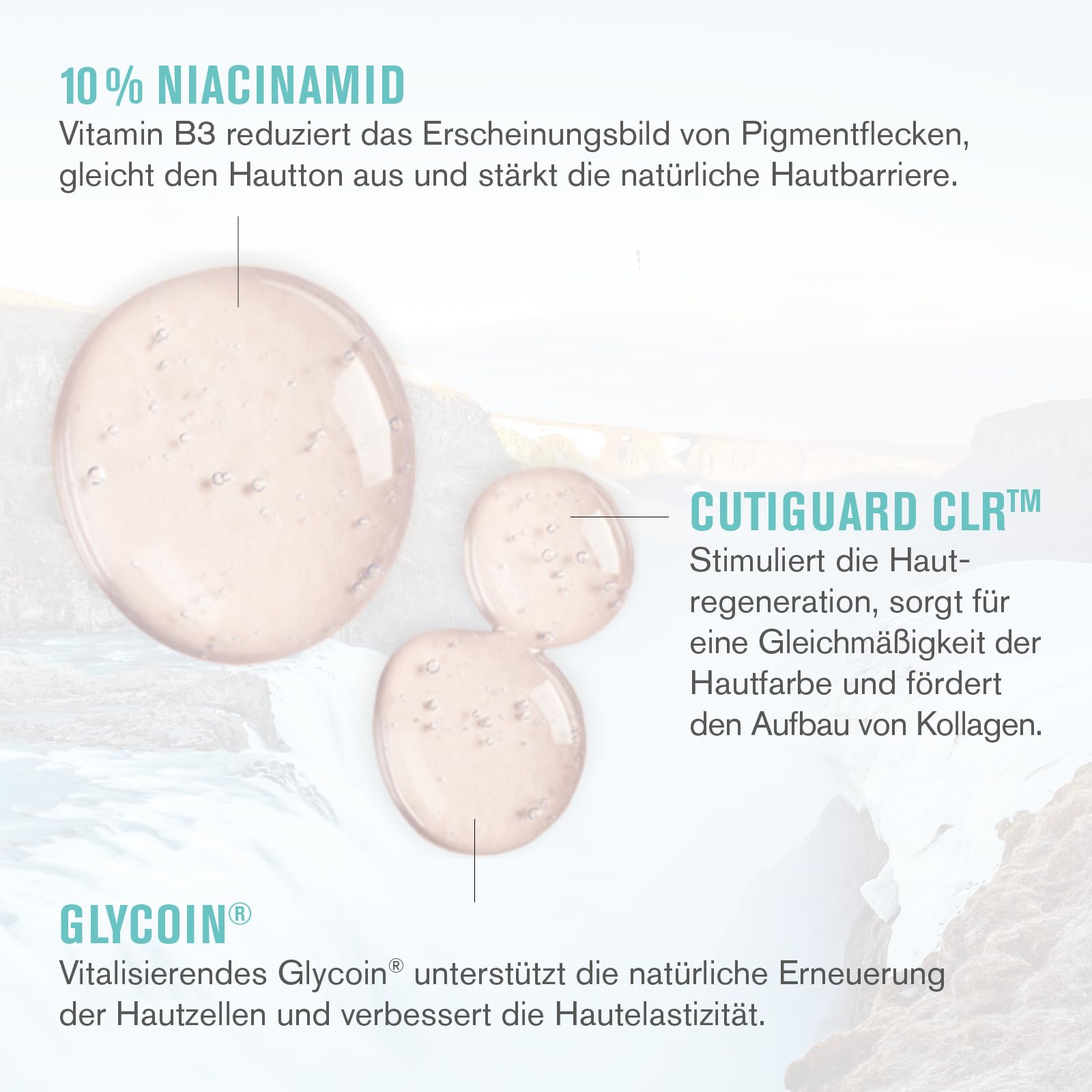 Skjur Anti-Pigment Serum - Niacinamide 10% [mit Glycoin, CutiGuard CLR & Niacinamid] - Anti Pigmentflecken Gesichtspflege Damen - Anti Aging Face Care - Gesichtsserum - vegane Skincare (30ml)
