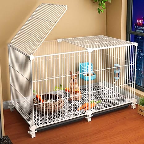 Gabbia Trasparente Per Animali Domestici - Anticaduta, 4 Anelli Di Bloccaggio, Trasportabile - Foto 8