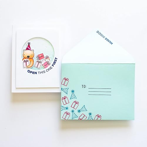 Miniatura 5 de Ellen Hutson, Essentials by Ellen, Juego de sellos y troqueles de caracol para correo, manualidades, estampación, fabricación de tarjetas,