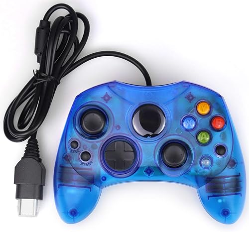 Para Xbox Classic Controller S-Type Gamepad con cable para consola tipo Xbox S (azul zafiro)