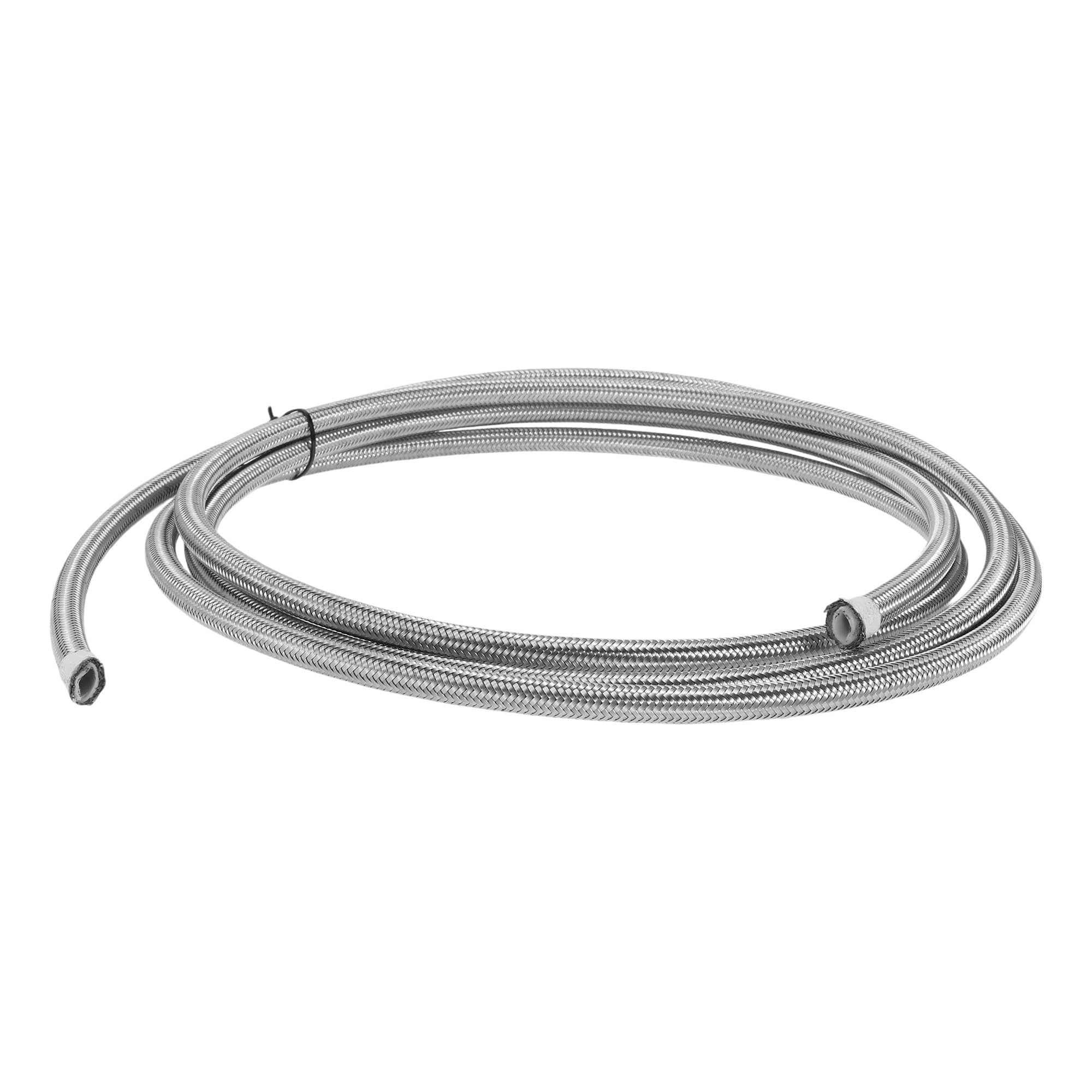 Tuyau de carburant AN6 anti fuite en PTFE et caoutchouc tressé inox A ABSOPRO