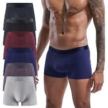 HOOFESAN Mens Underwear Boxer Briefs,Breathable Underwear for Men,No Ride Up,3D Support Pouch, Stretch Comfort Multipack