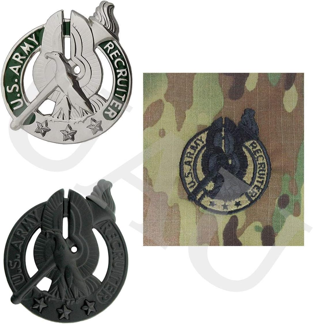 Uniform Accessories Unlimited Inc Army Recruiter Badge Bundle