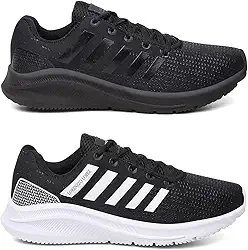 Kit 2 Tênis Masculino Esporte Caminhada Corrida Treino Super Leve e Macio