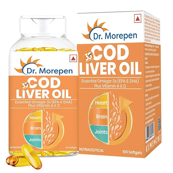 DR. MOREPEN COD Liver Oil Capsules With Natural Omeg DR. MOREPEN COD Liver Oil Capsules With Natural Omeg