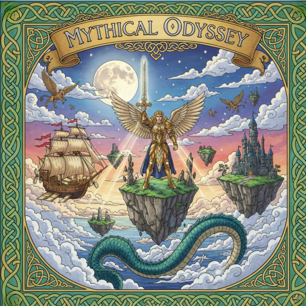 Mythical Odyssey Coloring Book
