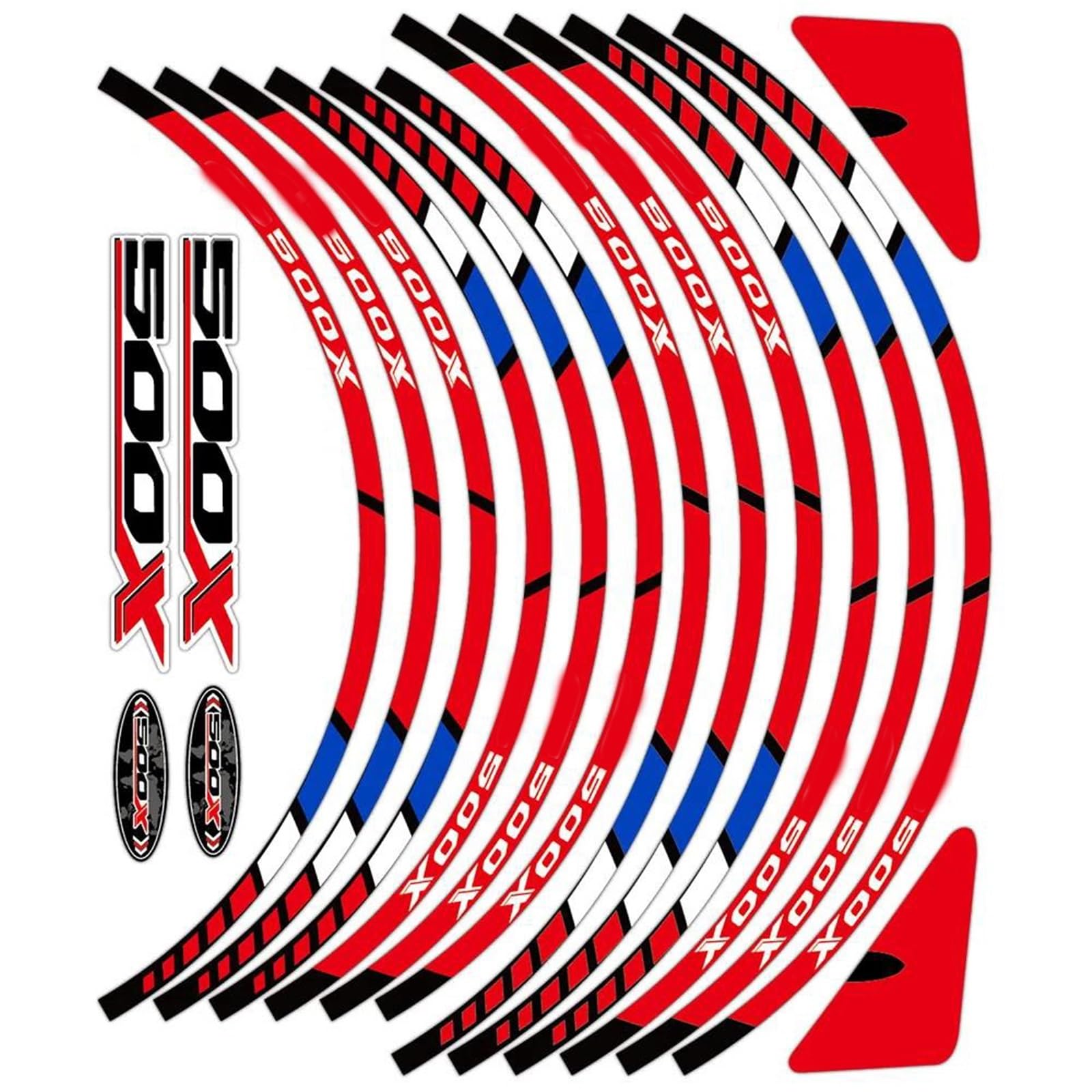 Decorative Stickers for H-onda CB500X CB 500X Cb500x Reflective Motorcycle Accessories Wheel Sticker Inside of Hub Decals Rim Stripe Waterproof Tape