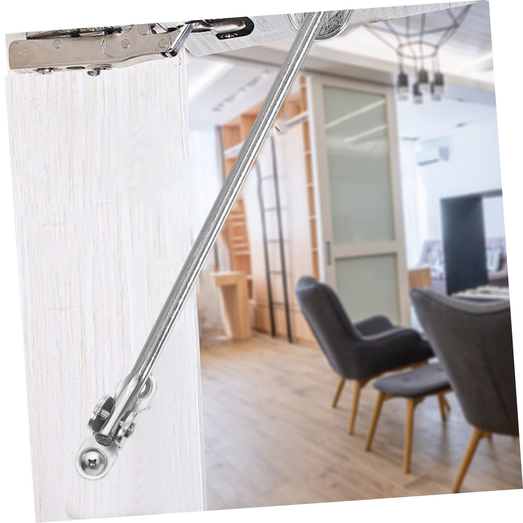 GRIRIW 2pcs Heavy Lid Support Gas Strut Limiter for Cabinet Door Gas Strut Pull Support Hinge for Rv Bed Tv Cabinet