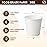 YEEHAW 3 oz 100 Pack Disposable Paper Coffee Bathroom Cups, Small White Mouthwash Cup for Bathroom