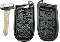 Vista 5 de J-ACCES - Funda para llavero para Jeep Grand Cherokee Dodge Challenger Charger Dart Durango Journey Chrysler 300