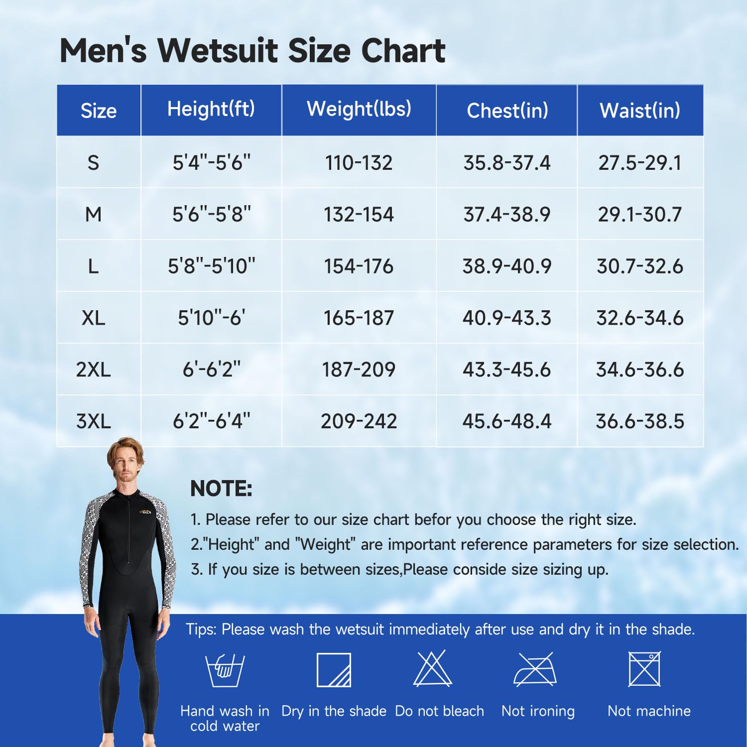 Dive Skin - Protector de erupción de cuerpo completo para mujeres y hombres, traje de baño deportivo con cremallera frontal, una pieza para buceo, surf, kayak