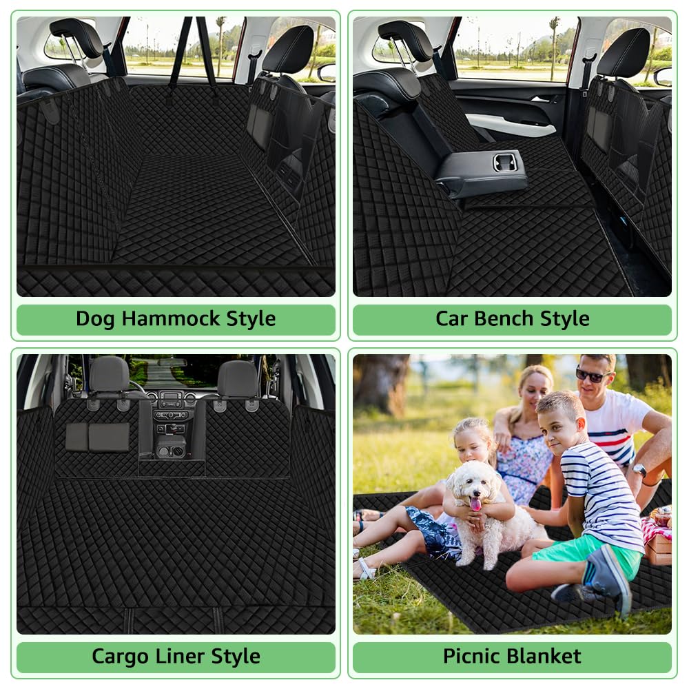 Vailge 100 Waterproof Convertible Dog Car Seat Covers, Waterproof Dog