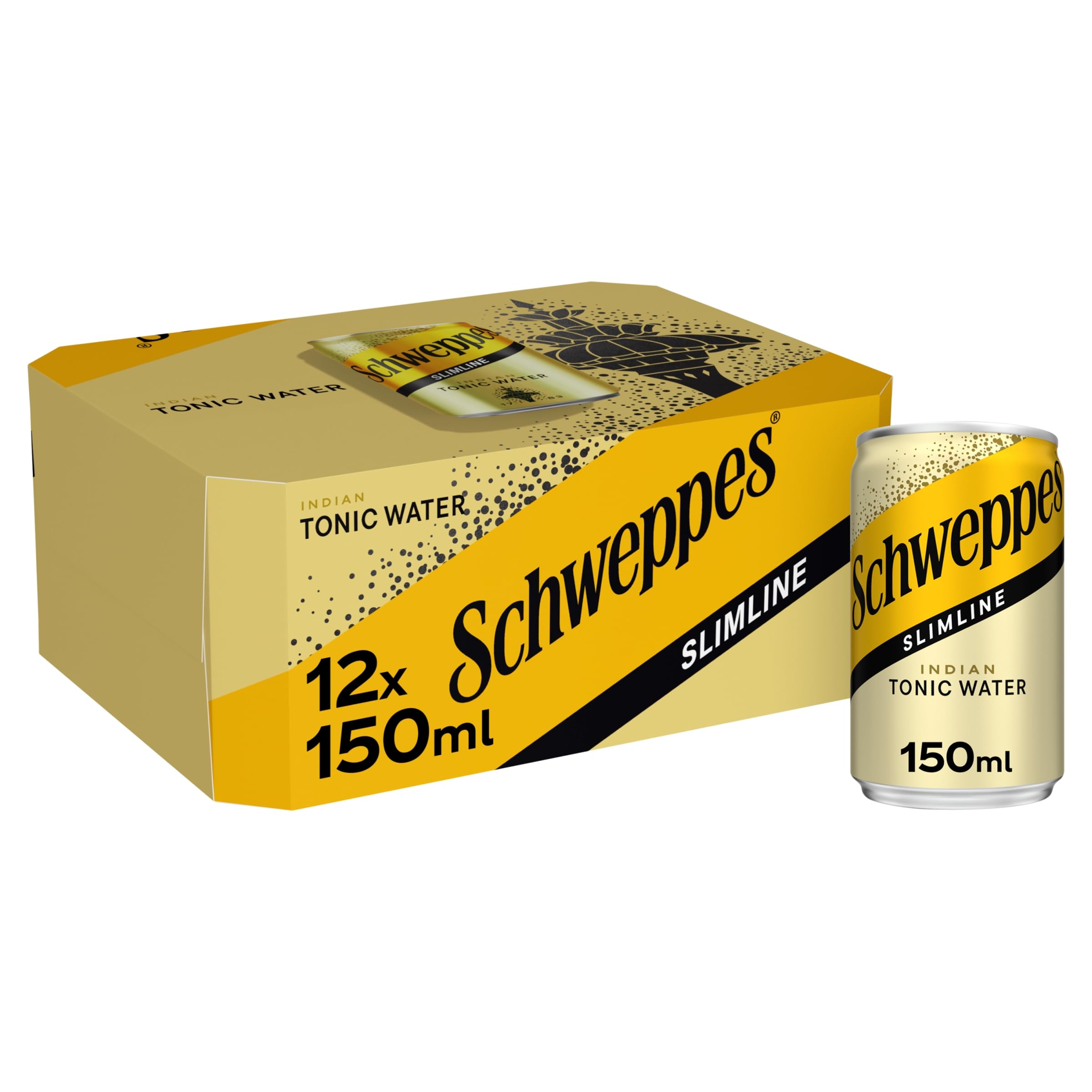 Schweppes Slimline Tonic, 12 x 150ml