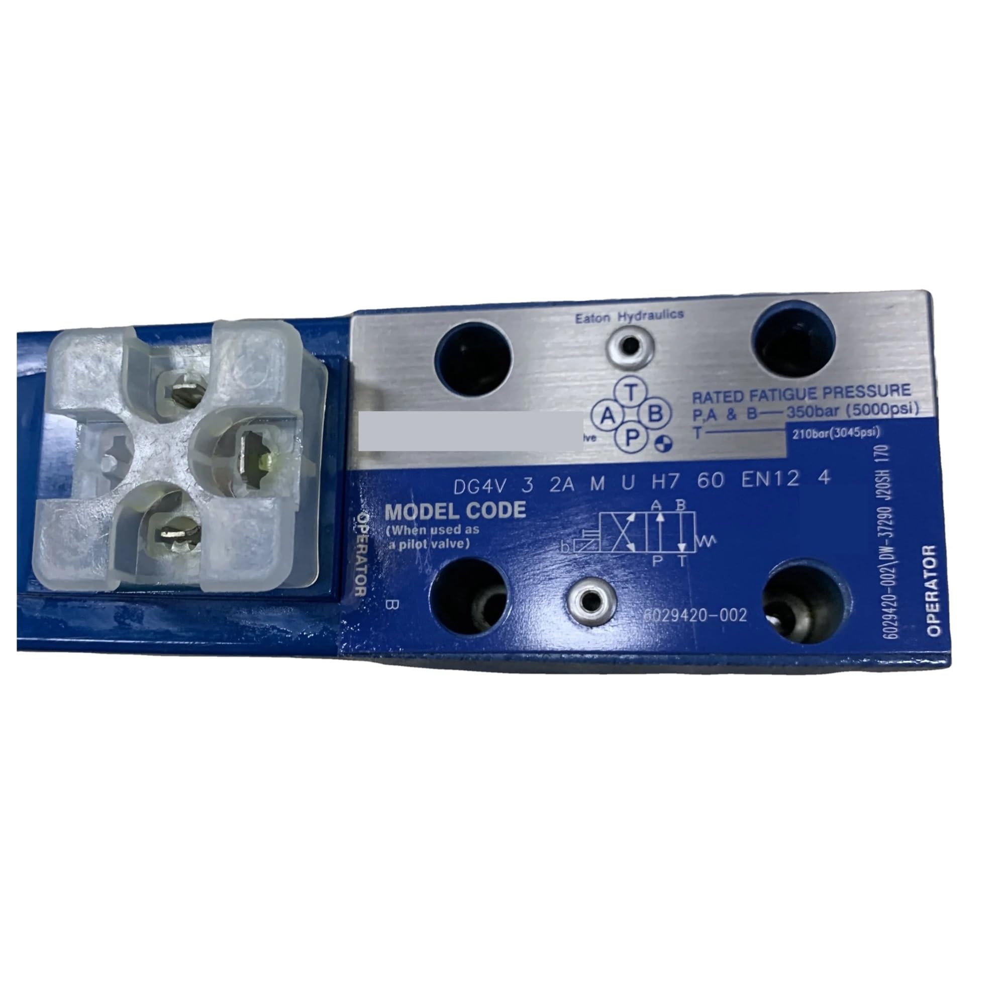 Électrovanne DG4V32AMUH760 529762 à haute étanchéité et commutation rapide