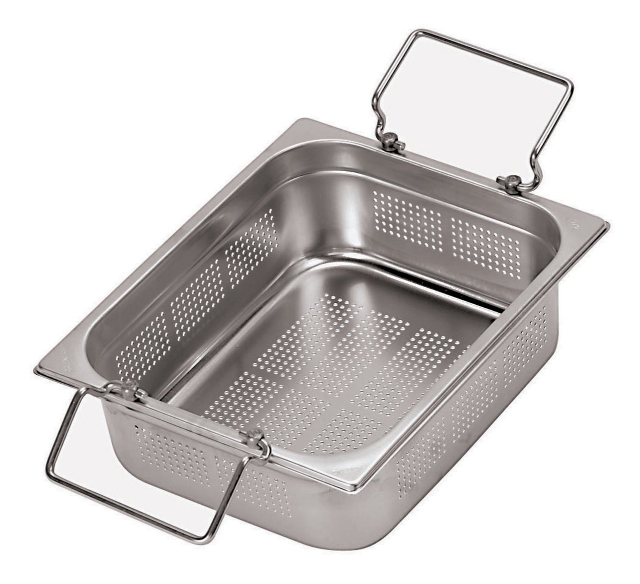 Gn 1/1 Forata M/Snod. Cm 53x32,5x10 Serie Gastronorm Inox