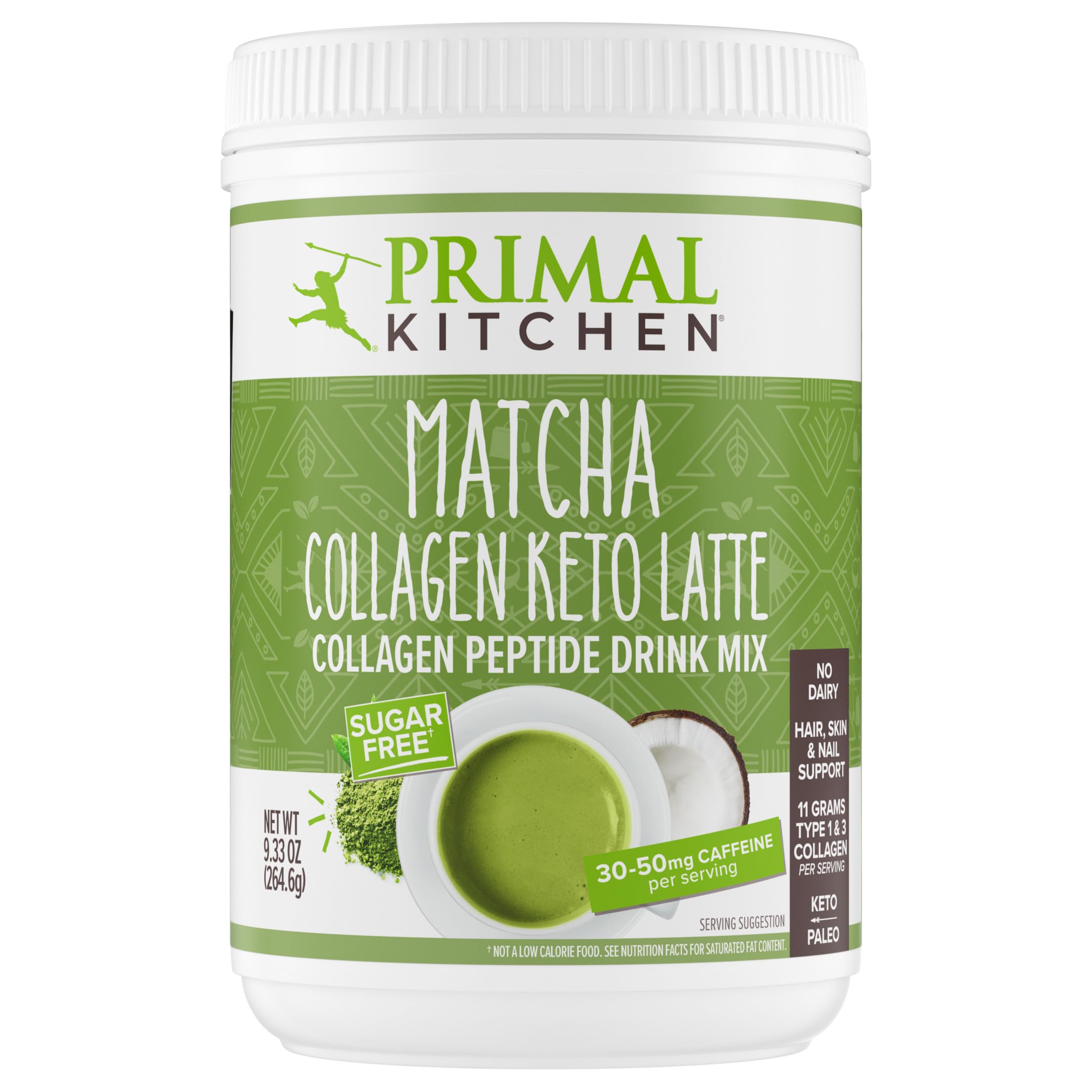 Primal Kitchen Latte Matcha Collagen, 9.33 oz